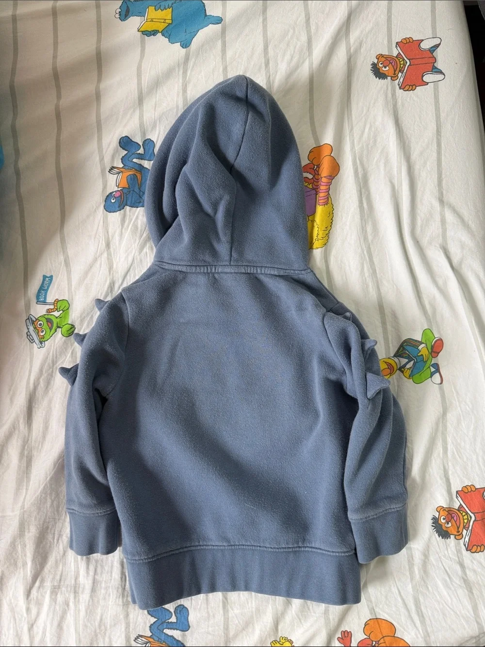 GAP Kids Blue Monster Zip-Hoodie 3T